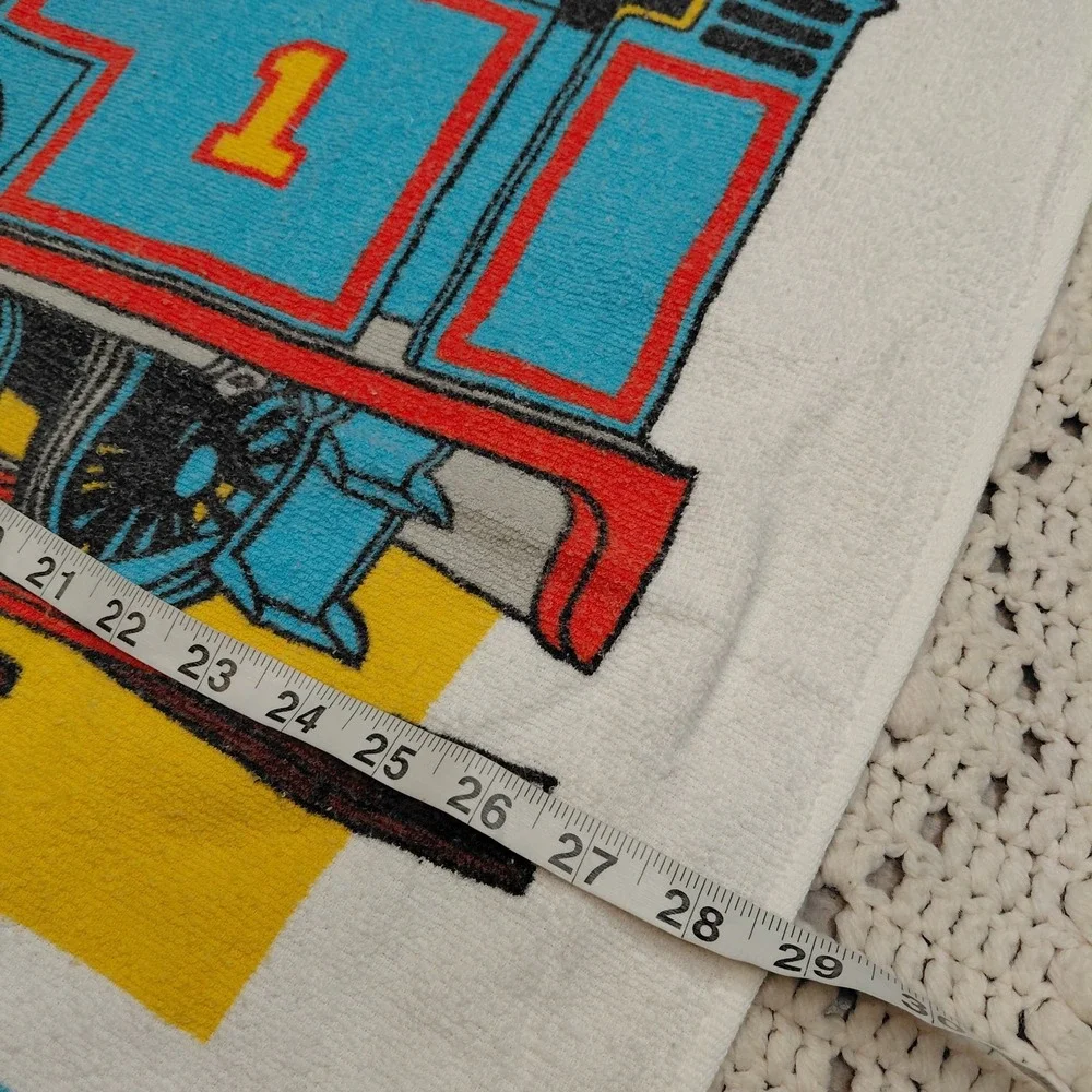 Vtg Thomas The‎ Train Beach Towel 27 X 54 Colorful Nostalgia Kids 2002 Y2K Show